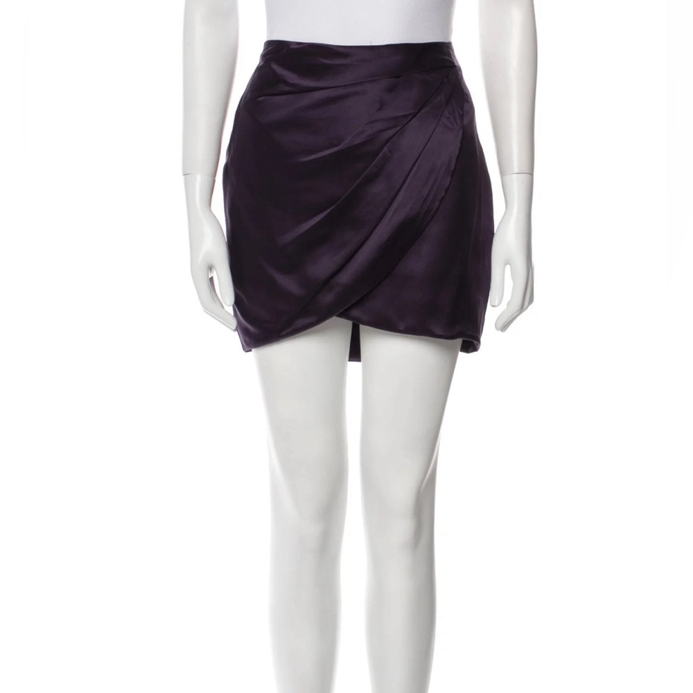 Michelle Mason - Silk Tulip Mini Skirt (Size 8)